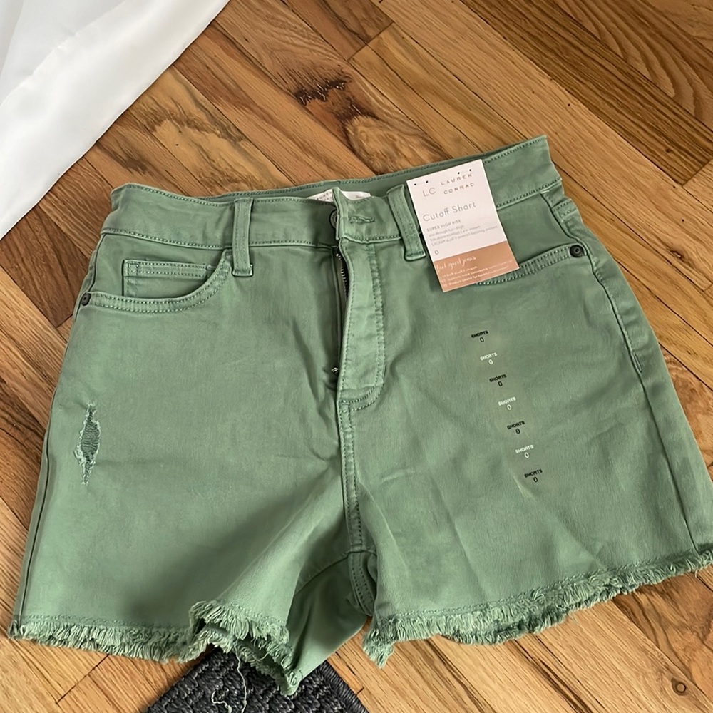 LC Lauren Conrad Green Women's Shorts